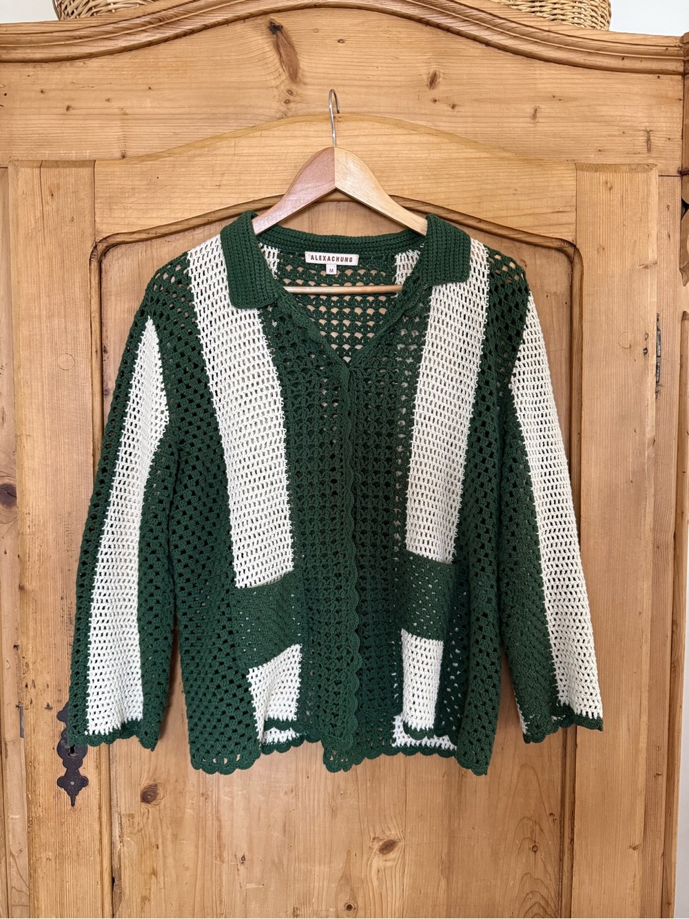 Alexa Chung Crochet Cardigan